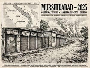 Read more about the article মুর্শিদাবাদে সাম্প্রদায়িক বিদ্বেষ
