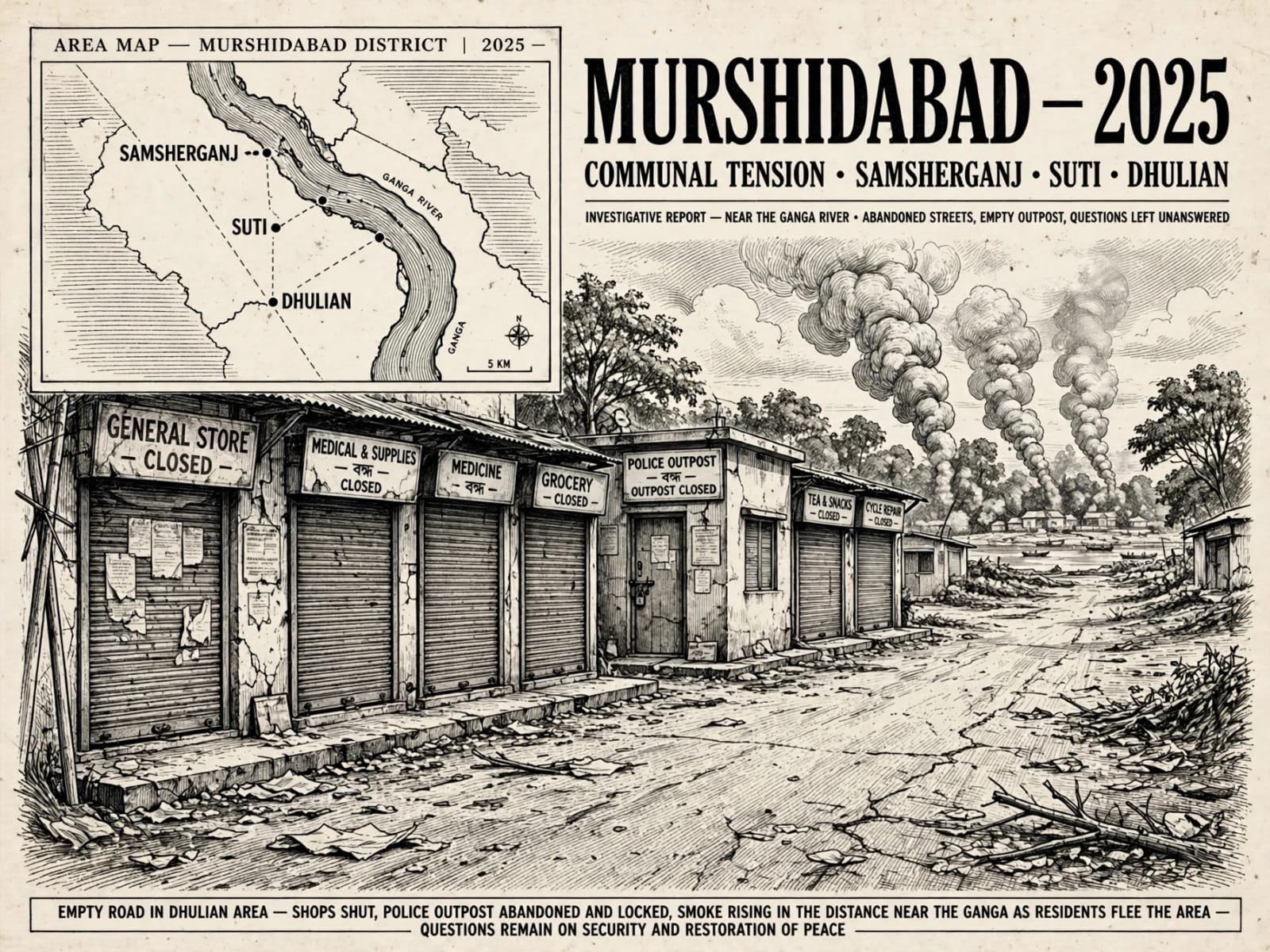 Read more about the article মুর্শিদাবাদে সাম্প্রদায়িক বিদ্বেষ