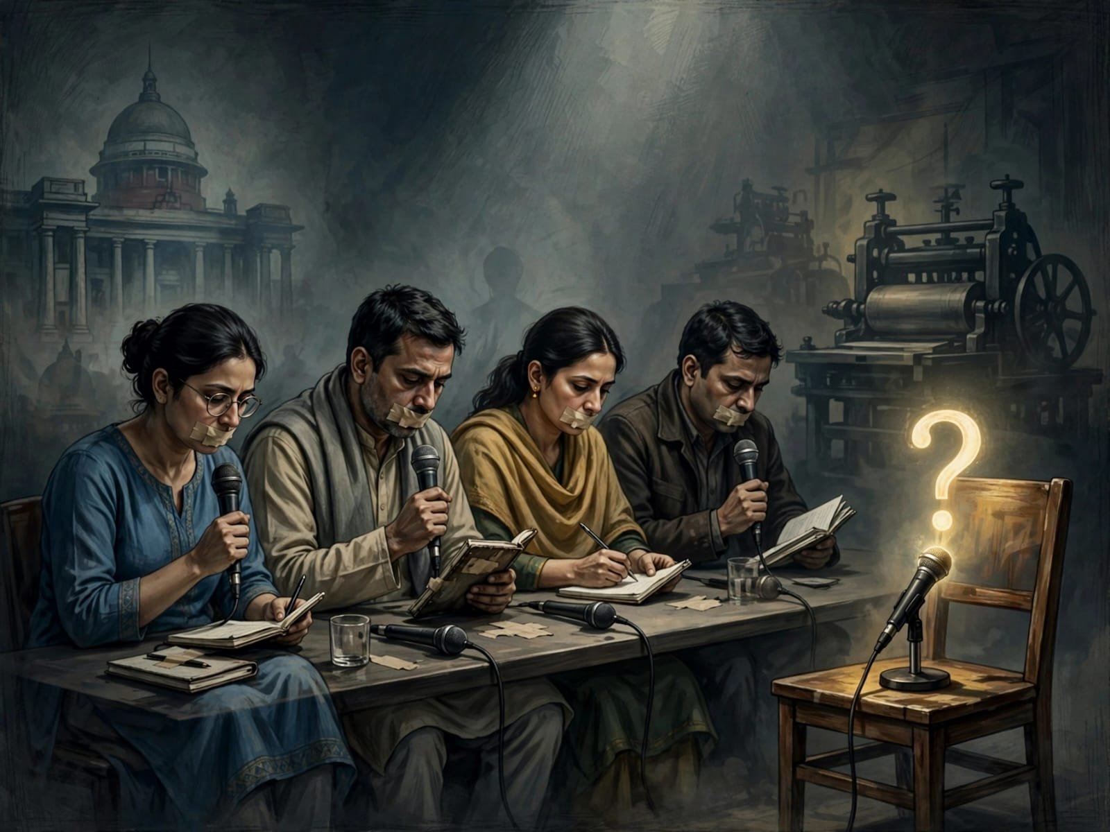 Read more about the article প্রশ্নবিহীন সাংবাদিকতা, স্বাধীনতাকেই বেশি ভয় সংবাদমাধ্যমের