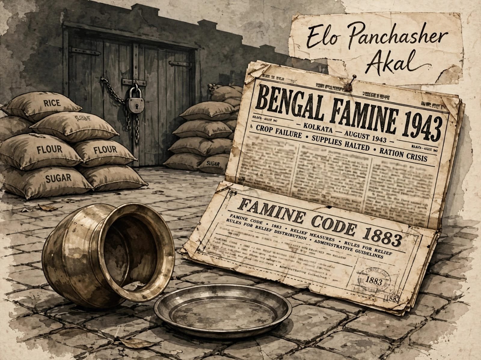 Read more about the article পঞ্চাশের আকাল ও ফেমিন কোড