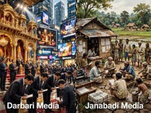 Read more about the article দরবারি মাধ্যম বনাম জনবাদী মাধ্যম