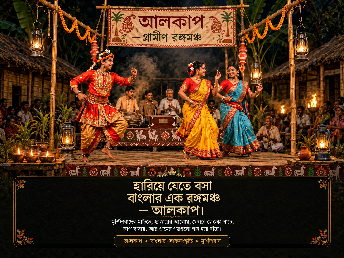 Read more about the article আলকাপ : মুর্শিদাবাদের এক বিলুপ্ত লোকসংস্কৃতি